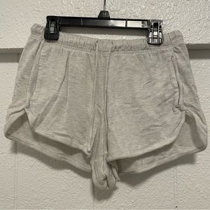 White Lounge Shorts w/ Pockets